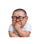 スキンヘッドのメガネ兄さん (NT)（個別スタンプ：27）