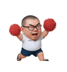 スキンヘッドのメガネ兄さん (NT)（個別スタンプ：40）