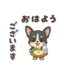 かわいい★チワワ【ブラックタン】（個別スタンプ：1）