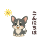 かわいい★チワワ【ブラックタン】（個別スタンプ：3）