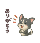 かわいい★チワワ【ブラックタン】（個別スタンプ：6）