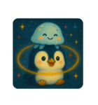 ⭐️ 星空ペンギン｜銀河のことば ⭐️（個別スタンプ：6）