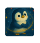 ⭐️ 星空ペンギン｜銀河のことば ⭐️（個別スタンプ：7）