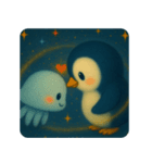 ⭐️ 星空ペンギン｜銀河のことば ⭐️（個別スタンプ：16）