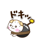 たれみみネコ【茶】ぷっくり文字（個別スタンプ：28）