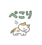 ねこカフェスタンプ (デカ文字敬語)（個別スタンプ：15）