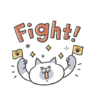 ねこカフェスタンプ (デカ文字敬語)（個別スタンプ：34）