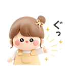 【3D】毎日使えるおだんごちゃん。（個別スタンプ：16）