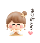【3D】毎日使えるおだんごちゃん。（個別スタンプ：19）