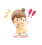 【3D】毎日使えるおだんごちゃん。（個別スタンプ：30）