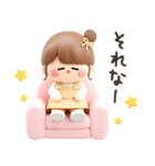 【3D】毎日使えるおだんごちゃん。（個別スタンプ：36）