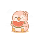 ももぺん夏バージョン第1弾（海と祭り）（個別スタンプ：1）