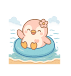 ももぺん夏バージョン第1弾（海と祭り）（個別スタンプ：3）