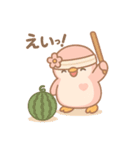 ももぺん夏バージョン第1弾（海と祭り）（個別スタンプ：4）