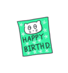 ベベニャンの誕生日パーティー（個別スタンプ：3）