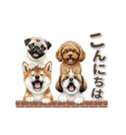 可愛い子犬ワンコ大集合！（個別スタンプ：2）