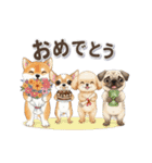 可愛い子犬ワンコ大集合！（個別スタンプ：11）