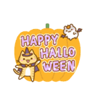 ねここさん30 ハロウィン（個別スタンプ：1）