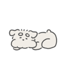しろいシュナウザー（個別スタンプ：11）