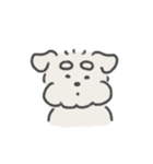 しろいシュナウザー（個別スタンプ：15）