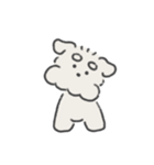 しろいシュナウザー（個別スタンプ：16）