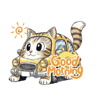 にゃんこ乗り（個別スタンプ：1）