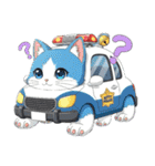 にゃんこ乗り（個別スタンプ：10）