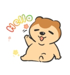 くま？の毎日あいさつ（個別スタンプ：1）