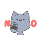 もっちりしたねこさん（個別スタンプ：1）