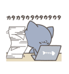 もっちりしたねこさん（個別スタンプ：18）
