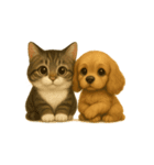 かわいい猫とコッカスパニエルの日常  1（個別スタンプ：39）