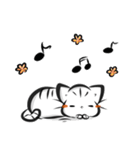 墨筆ねこ【敬語】（個別スタンプ：40）