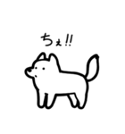 いつでも使えるハスキー（白 黒目）（個別スタンプ：35）