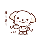 マルチーズ_たのしい日常（個別スタンプ：37）