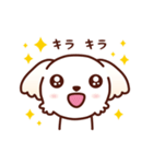 マルチーズ_たのしい日常（個別スタンプ：38）