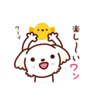 マルチーズ_たのしい日常（個別スタンプ：39）