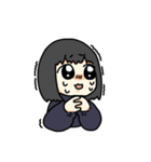 黒髪ボブの女の子2（個別スタンプ：19）