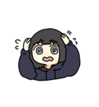 黒髪ボブの女の子2（個別スタンプ：23）