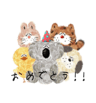 MOFMALS【あいさつ】再販（個別スタンプ：24）