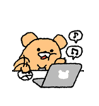 サボる会社員、クマグマです！（個別スタンプ：5）