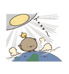 くまのぽんこつ宇宙日記（個別スタンプ：16）