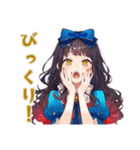 雪白姫のメルヘン日常スタンプ（個別スタンプ：17）