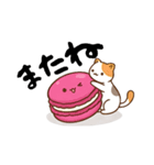 ねこちゃんとマカロンくん（個別スタンプ：2）