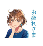 大人のお姉さん★資料受領連絡（個別スタンプ：26）