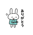 入院するばにーくん（個別スタンプ：25）