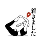 ヨガうさぎの癒し系★毎日使える【ご挨拶】（個別スタンプ：25）