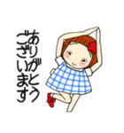 ひま子ちゃん700大人女子きょうもたのしく（個別スタンプ：18）