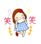 ひま子ちゃん700大人女子きょうもたのしく（個別スタンプ：34）