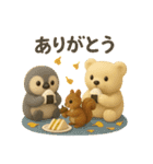 もちもちペンギン：秋（個別スタンプ：11）