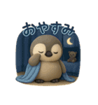 もちもちペンギン：秋（個別スタンプ：16）